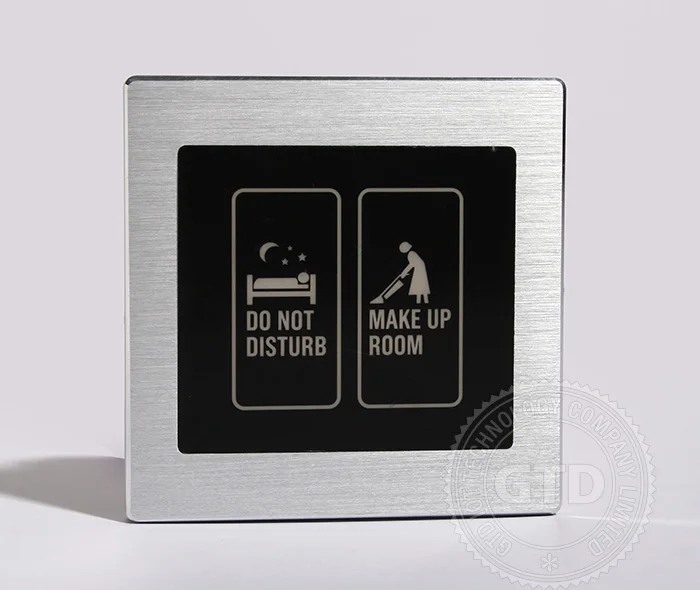 Tempered Glass Alloy Hotel Electronic Room Number,Door Signage,Don't