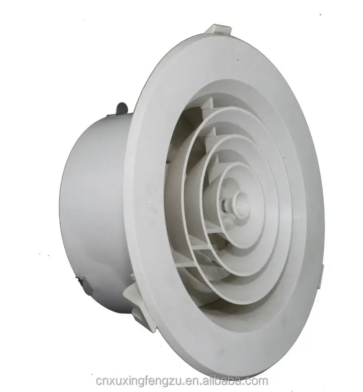 Air Conditioning Plastic Ceiling Round Air Vent Diffuser ...