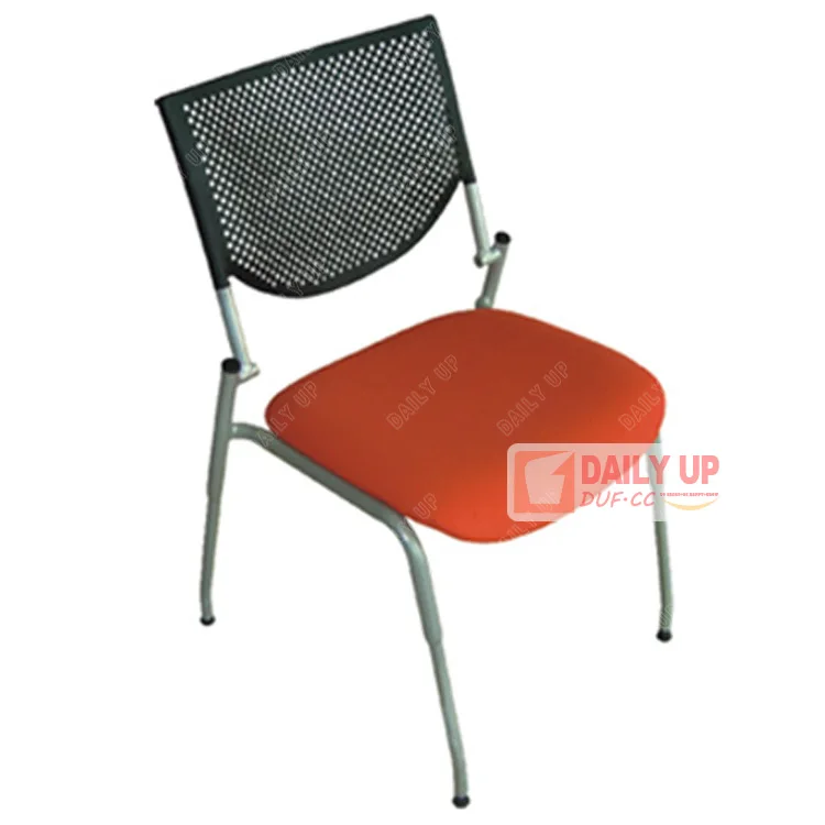 Home Cheap Auditorium Chair Upholstered Modern Stainless Steel Dining Chair Elegant Office Chair
