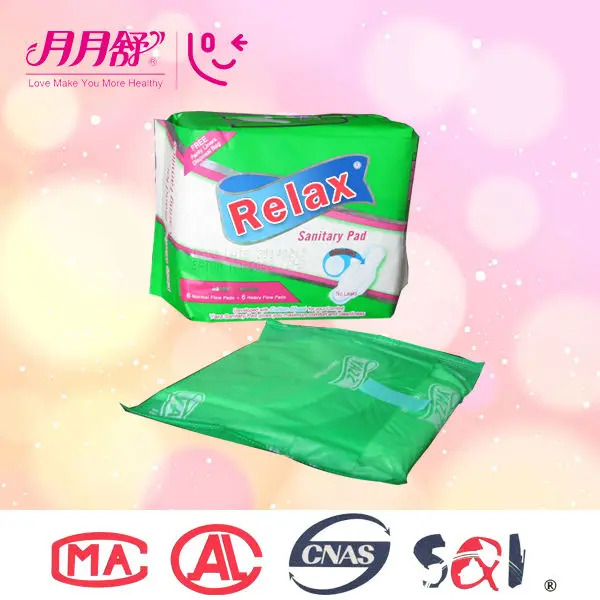 Mint Flavor Sanitary Pads With Colorful Pe Film Buy Mint Flavor