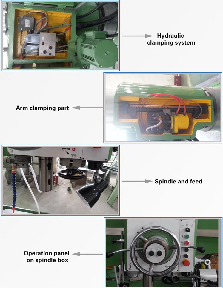 Radial Drilling Machine Chinese Z3050X16/1 Hot Export 50mm Engineers Available to Service Machinery Overseas with Low Cost