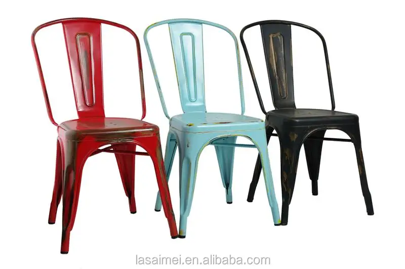 Apilable Moderna Silla De Comedor De Metal Con Diseño De La Vendimia ... Apilable Moderna Silla De Comedor De Metal Con Diseño De La Vendimia ...