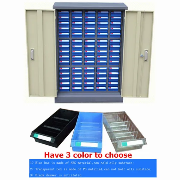 Plastic Drawer Parts 75 Drawers Electronic Component Storage