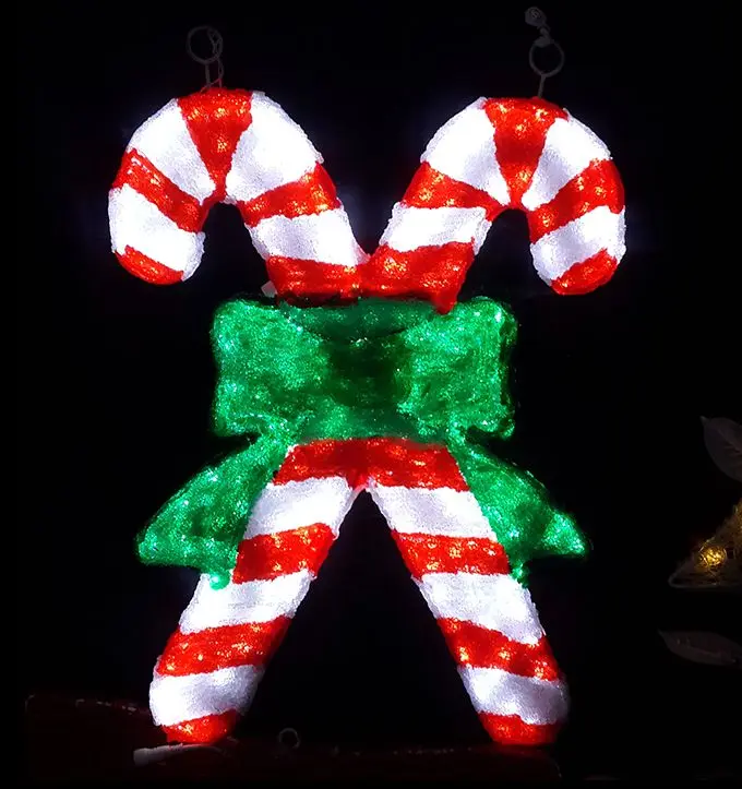 China Factory Christmas Outdoor Candy Cane Decorations Lighted Canes Production Line Product On China Factory Christmas Outdoor Candy Cane Decorations Lighted Canes Production Line Product On