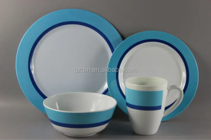 30 Or 100 Melamine Dinner Set Of 5 Pieces For Super Market