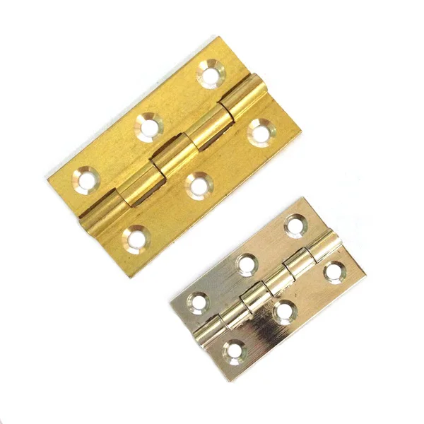 Wooden Boxes Brass Fixed Pin Small Hinge Antique Brass Piano Hinge