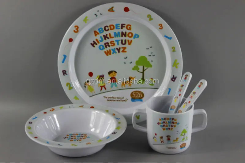 2015 Good Market Melamine Dinner Set For Child
