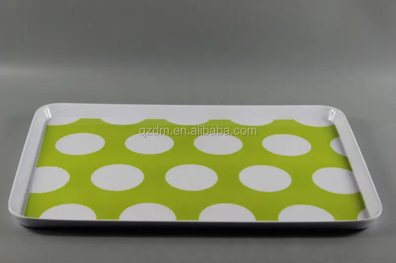 Custom-made melamine Rectangle tray 3pcs