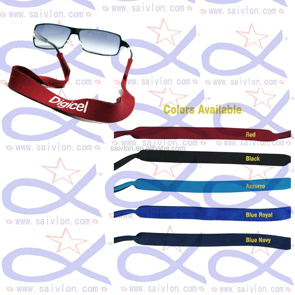 Custom Logo Eyeglass Retainer Straps Sunglass Croakies Buy Sunglass