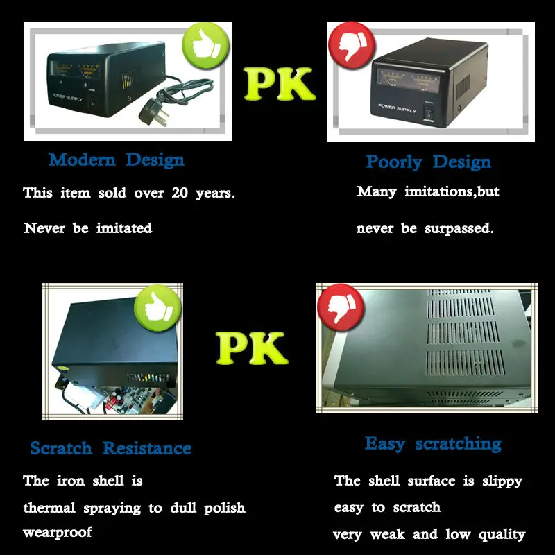Two Way Radio Power Supply With Battery Backup Function And 13.8volt