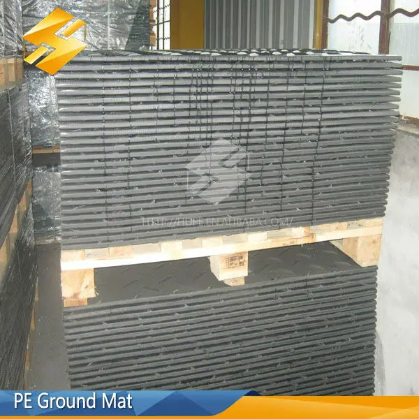 Large Plastic Mats Hdpe Hard Plastic Mats/uhmwpe Crane Footrest/pe
