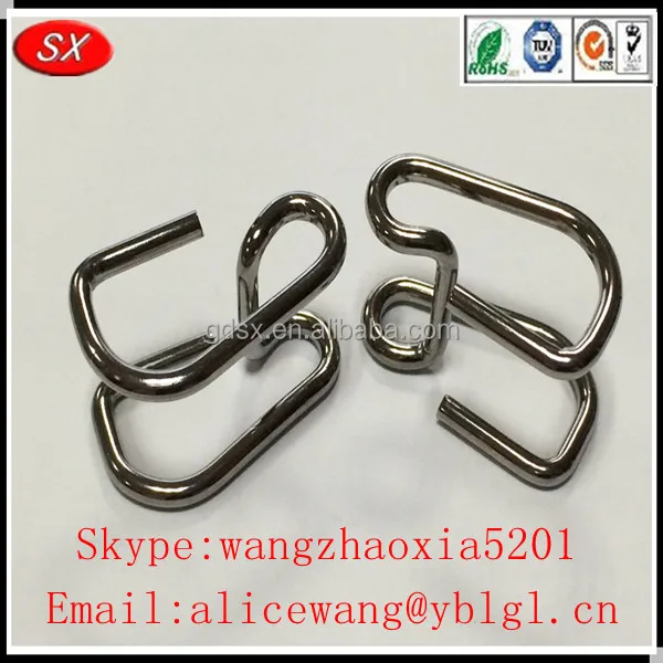 Iso9001 Custom High Elasticity R Clip Spring Clip Stainless Steel Flat