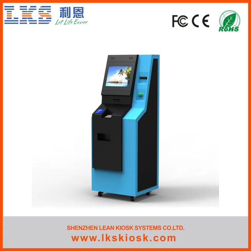 ATM Bank Cash Deposit Machine Kiosk With Deposit/Acceptor Payment Terminal