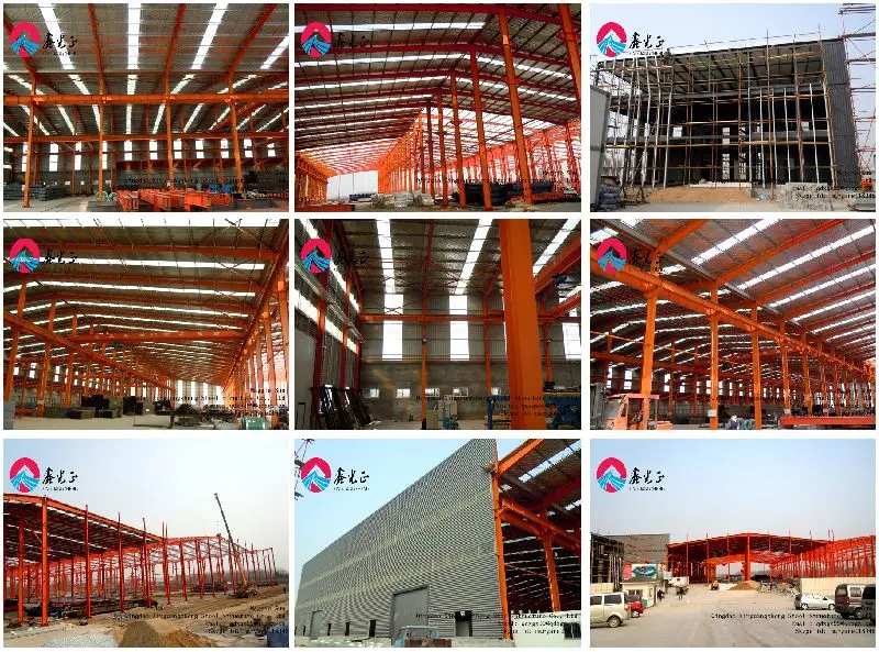 Provide Steel structure warehouse since 1996 steel structure fire eps sandwich panel warehouse earthquake building construction