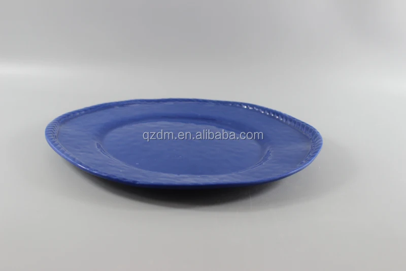 Rustic Melamine Dinner Plate Unbreakble Dish