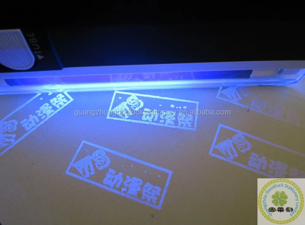 Excellent Invisible Stamp With Uv Ink/uv Self Inking Rubber Stamps/uv