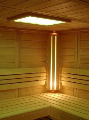 chromoled saunatherapy Farblicht  automatic color changing sauna room color  light