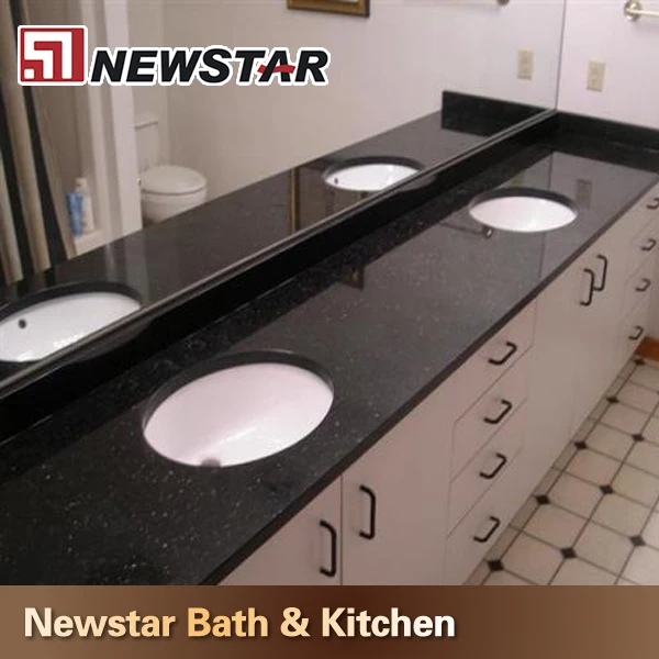 Black Galaxy Granite Bathroom Vanity Top Black Galaxy Bathroom Vanity Top Jpg