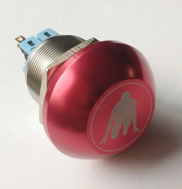 22mm Big Mushroom Pushbutton Switch (Green)