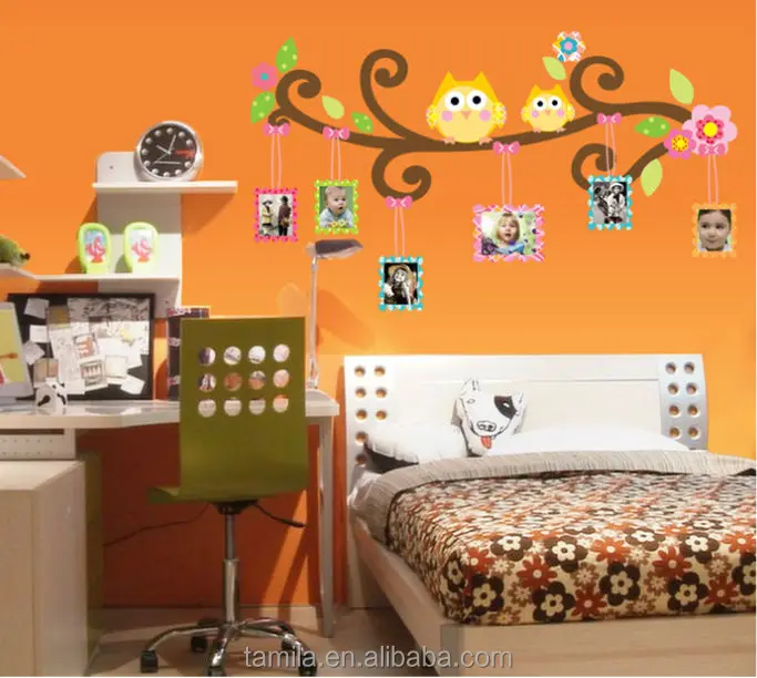 Owl Wall Sticker Frame Photo Wall Stickers Decorate The Sitting Room Kids Bedroom Wall Stickers Buy Kids Room Decoration 3d Stickers Kids 3d Wall