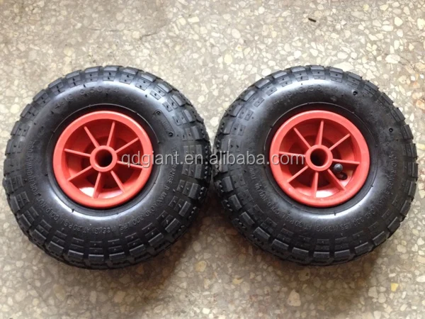 Multifunctional small rubber wheel and tires for trolley cart machine.
