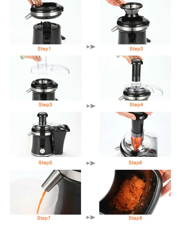 Multi Function 1.0l Retail Automatic Vegetable Press Machine Fruit