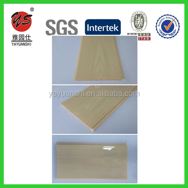 Laminado De Grano De Madera De Diseño De Panel De Pared De Pvc De