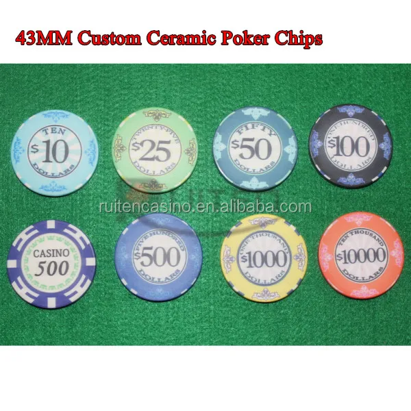 43mm Ceramic Poker Chip Casino Chip 12g Poker Chip Buy Casino Chip