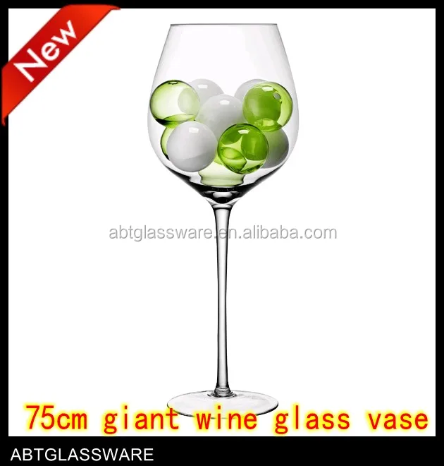 Giant Wine Glass Vase Wholesale,Wine Shaped Glass Vases Buy Giant