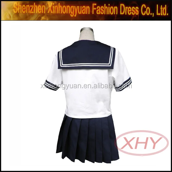 grey and white school uniform