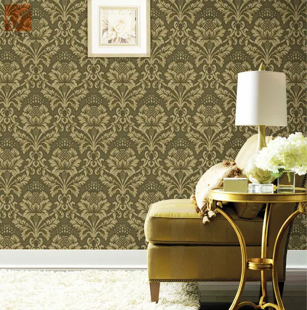 Geprägt Schwere Pvc-tapete Italienisches Design Tapeten Für ... Geprägt Schwere Pvc-tapete Italienisches Design Tapeten Für ...