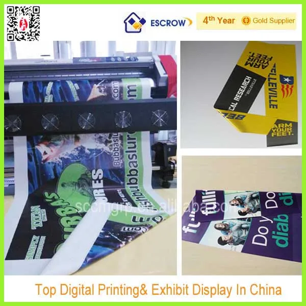 15 Oz Dinding Sekolah Pencetakan Banner Dengan Uv Uv 