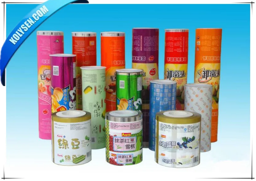 Preformed lidding cover film in roll for PP PET PE cup container
