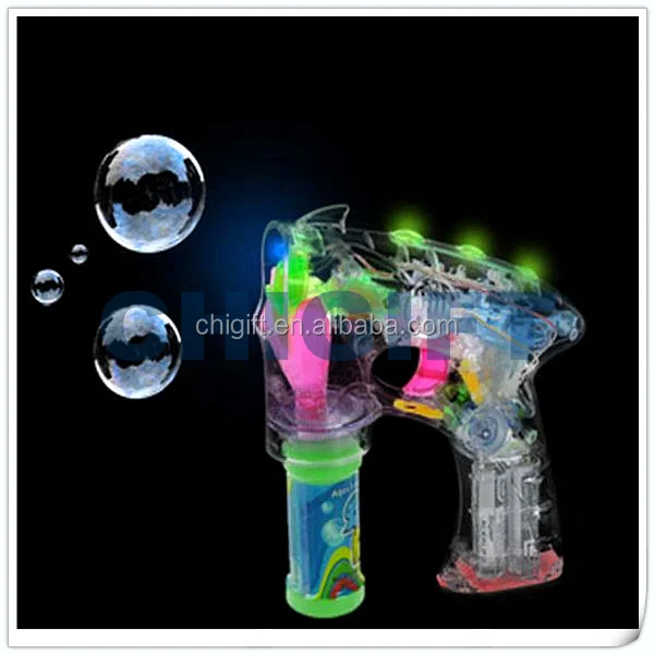 glow bubble gun