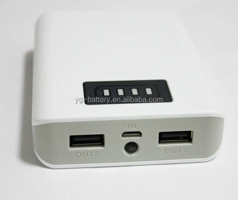 Customized Portable Power Bank 6000 Mah Fashion Unique Design 18650