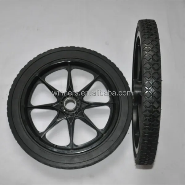 Plastic Spokes Wheel With Air Rubber Tire 12'' Buy 12 Inch Plastic