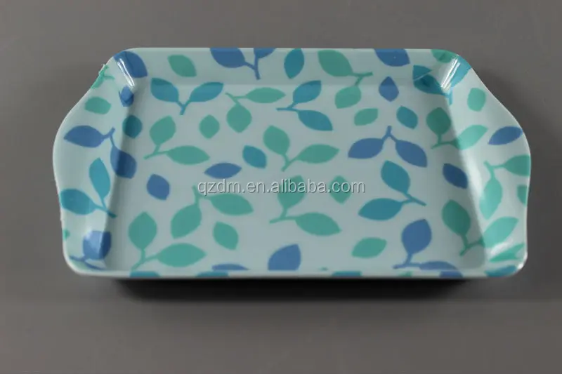 Customized Designs Melamine serving tray Plastic Tea tray