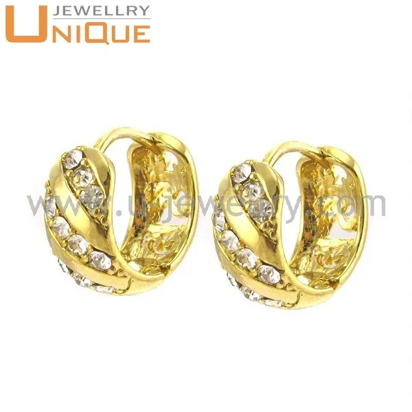 Fashion Stainless Steel Jewelry Gold Ear Tops Designs E0096 Fashion Stainless Steel Jewelry Gold Ear Tops Designs E0096