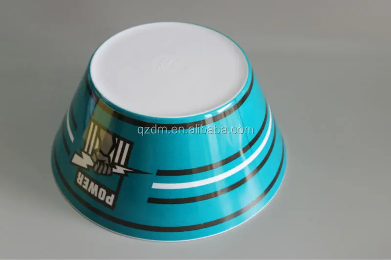 Double Side Printing Large Melamine Salad Bowls For Sport Team