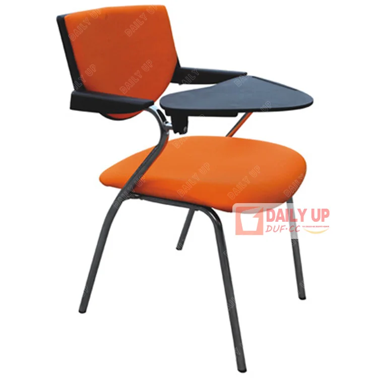 Office Training Chairs Fabric Chair School Stackable Tablet Chair