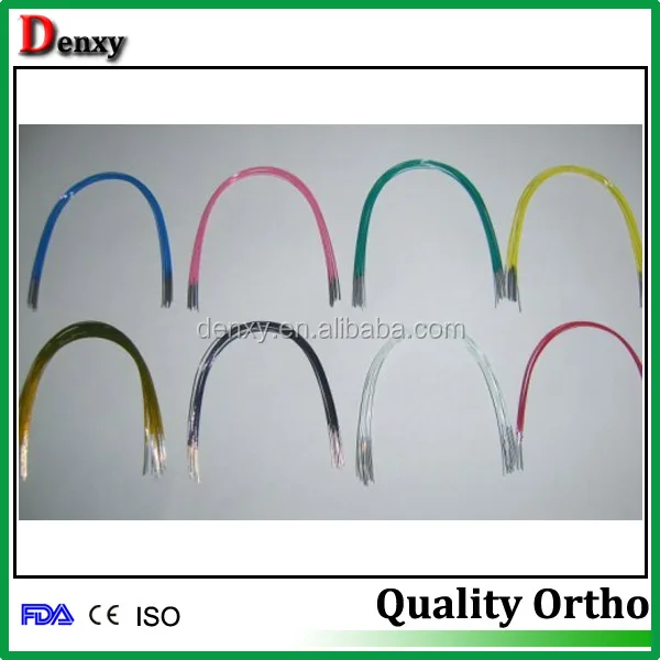 YGS1321100901 Arch Wires 10 Pack 10X AZDENT Super Elastic Niti Arch Wires Rectangular Form - Dental Orthodontic Natural Shape Wires Niti Wire - Foto 8