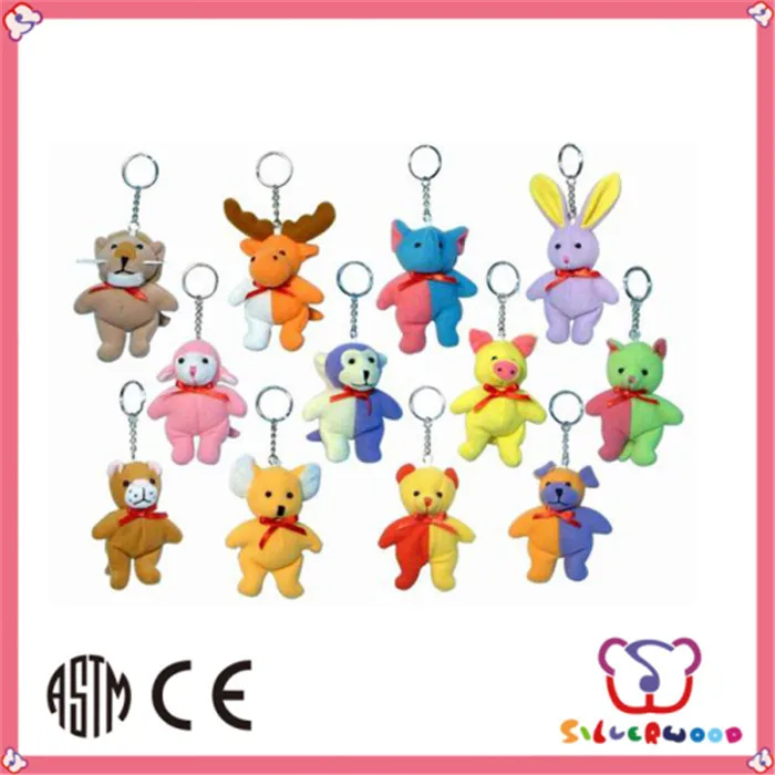 small stuffed animal keychain