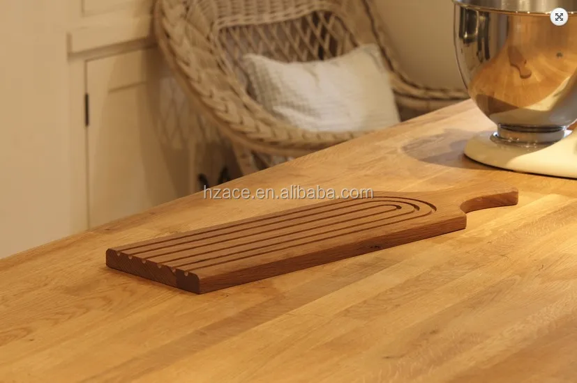 long wooden chopping board