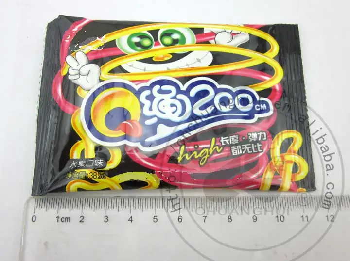 Hot Sale Halal Jelly Noodles Rope 200cm Length Worm Jelly Candy Buy