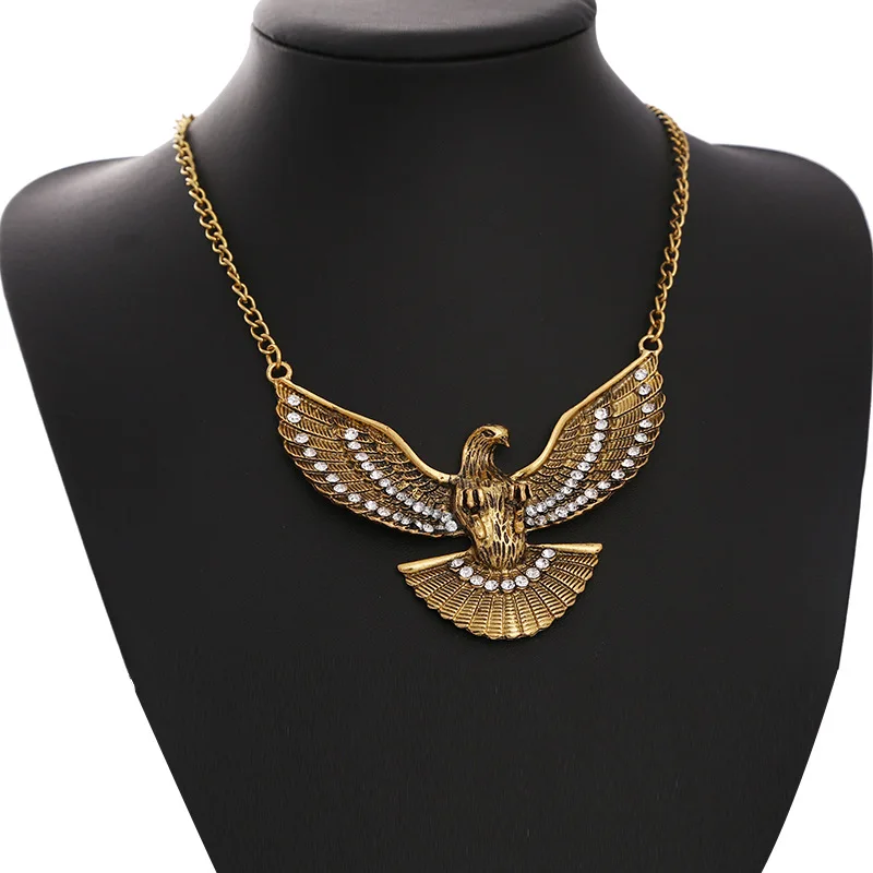 Big Hawk Necklace Recent Design Antique 
