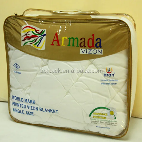 Pvc/plastic Comforter/duvet Bag With Zipper Buy Plastic Duvet Bags