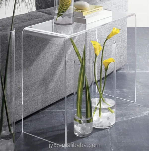 Chinese modern design acrylic foyer console table luxury console ...