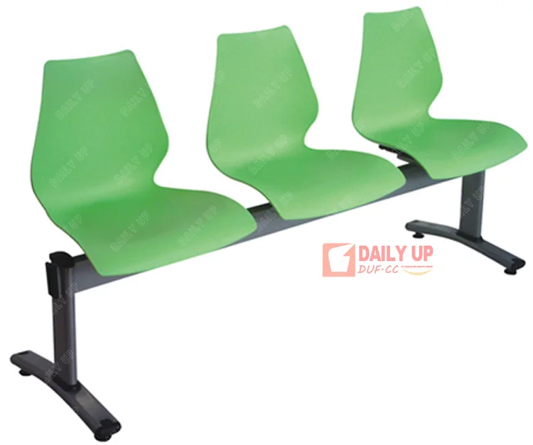 Hair Salon Waiting Chair Fashion Public Beam Chair 3-Link Chair Institutional Furniture