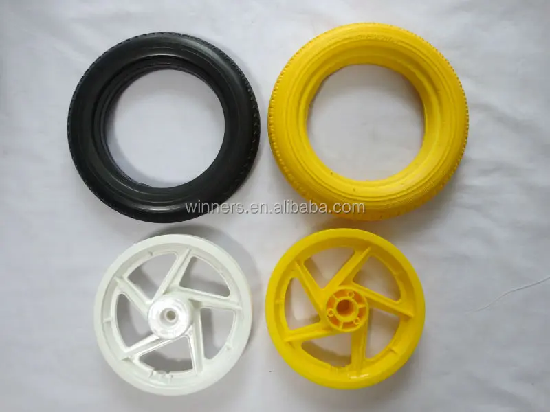 12x1.75 Small Pu Solid Tire Plastic Bicycle Wheel Buy 12x1.75 Plastic
