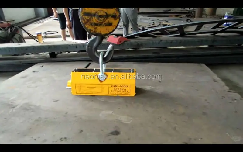plate and round steel lifting magnet